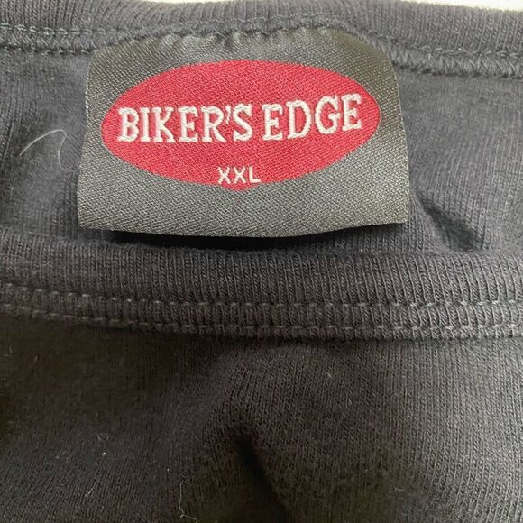 Bikers Edge Women’s Thunder Beach Embellished Black and Orange Tank Top - Picture 9 of 9